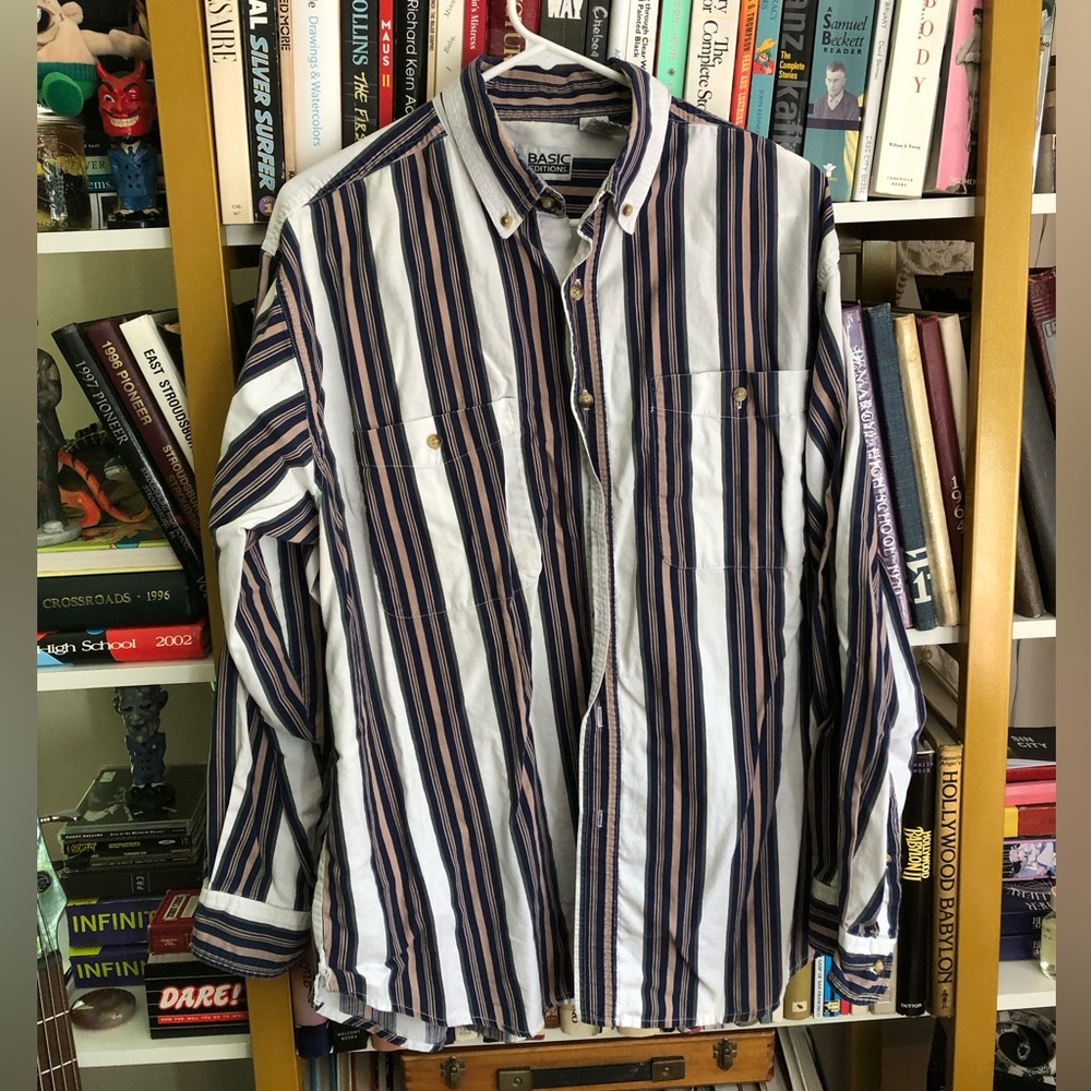 Vintage Basic Editions Striped Long Sleeve